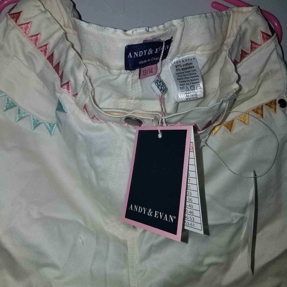 White Andy & Evan Shorts